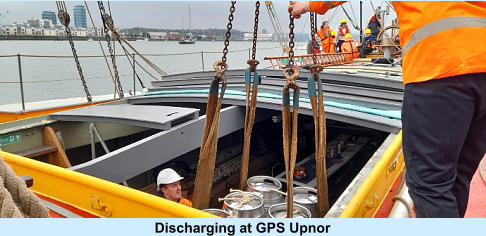 Discharging at GPS Upnor