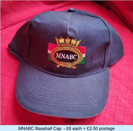 MNABC Baseball Cap  - £6 each + £2.50 postage