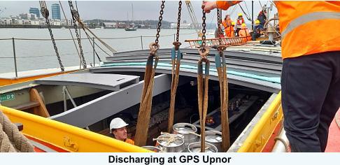 Discharging at GPS Upnor